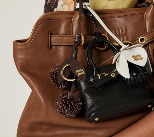 تعليقة من الجلد- miumiu