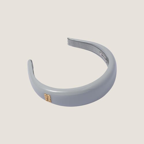 أطواق من جلد لماع ميوميو - miumiu