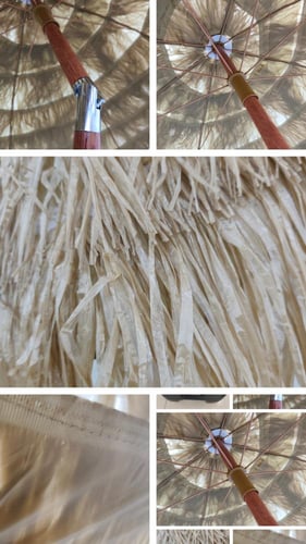 مظلة قش صناعي فاخرة من كونسنت