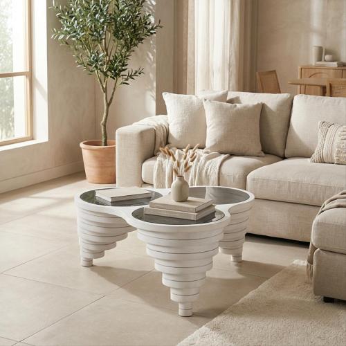 طاولة قهوة مخروطية ثلاثية