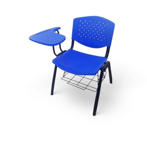 كرسي دراسة بلاستيكي مسند يد جانبي