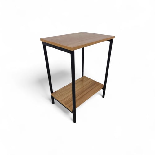 طاولة خدمة خشبية فاخرة قاعدة حديد