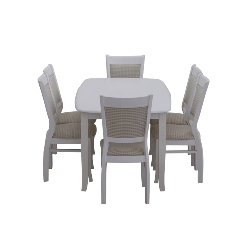 طقم طاولة طعام لستة اشخاص