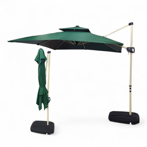 مظلة قماش على حديد بالوان متعددة