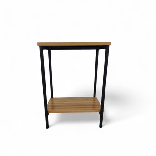 طاولة خدمة خشبية فاخرة قاعدة حديد