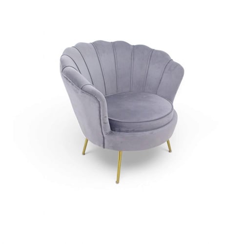 كرسي مفرد قماش قطيفة أنيق وفاخرة متعدد الالوان في...