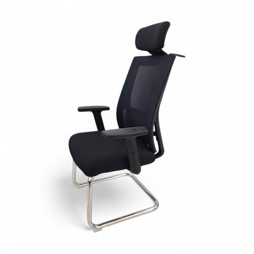 كرسي مكتب ثابت ظهر شبك ابو رقبة جلسه قماش