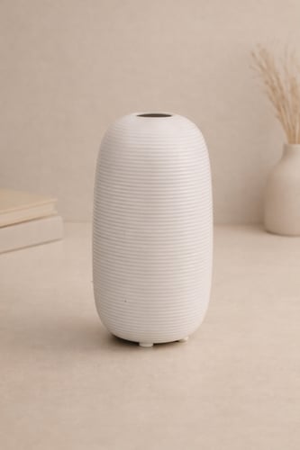 فازة زهور سيراميك ديكورية بتصميم أنيق