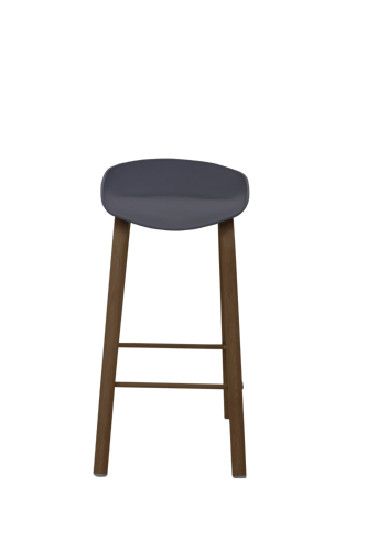 مقعد مرتفع بأرجل معدن