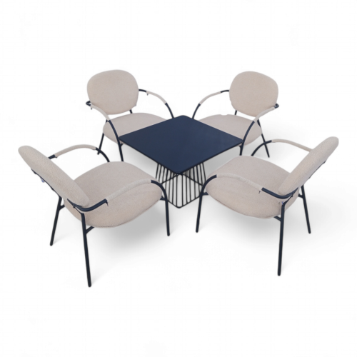 طقم قماش اشكال والوان متنوعة 1+4