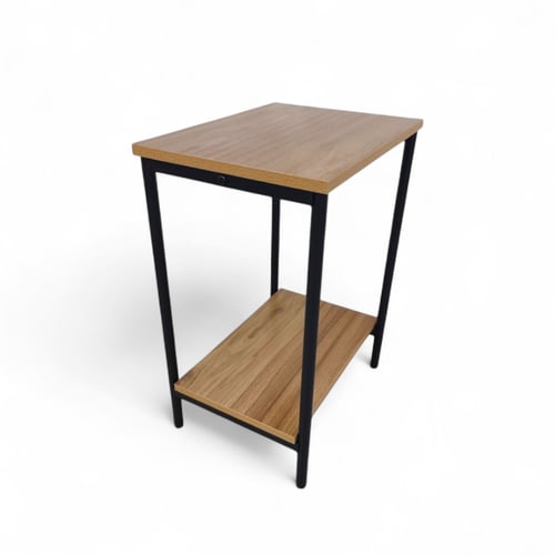 طاولة خدمة خشبية فاخرة قاعدة حديد