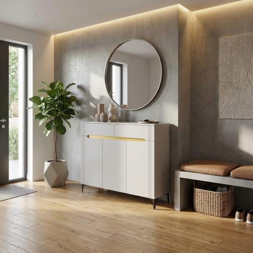 دولاب أحذية خشب أنيق وعصري