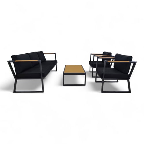 طقم جلسة خارجية فاخرة لـ 5 أشخاص – تصميم يجمع القو...