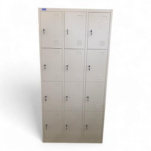 خزانة تخزين حديدية آمنة بـ 12 قفل – تنظيم مثالي لل...