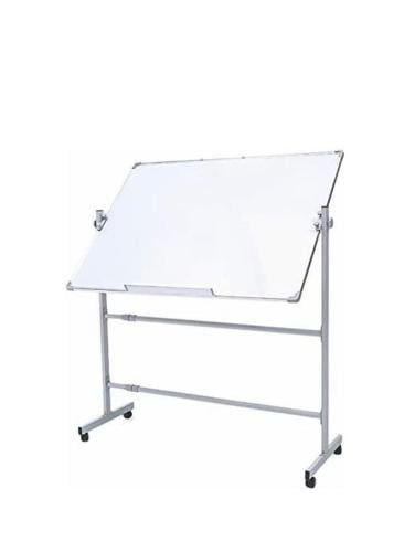 سبورة فاخرة مع حامل متحرك بكفرات قابل للتمديد