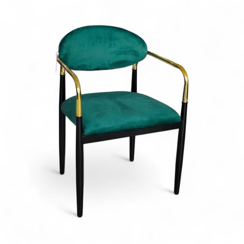 كرسي قماش مخمل استيل