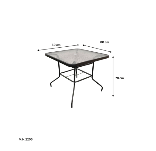 طقم جلسة فاخرة 1+4 مع مظله فاخرة من كونسنت لون اسو...