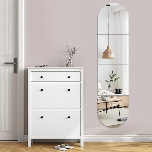 مراية فاخرة بأضاءة بيضاء