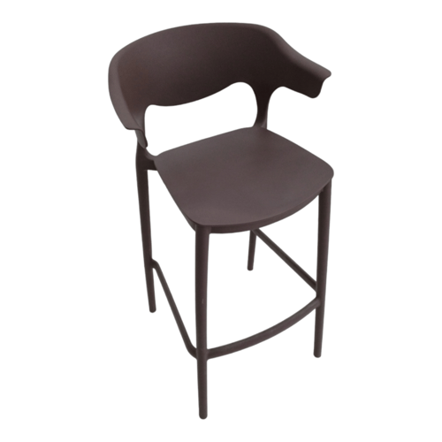 كرسي بار بلاستيكي مرتفع