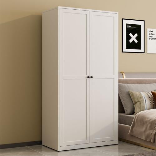 دولاب معدن أبيض درفتين متعدد الاستخدامات – قوة تخز...