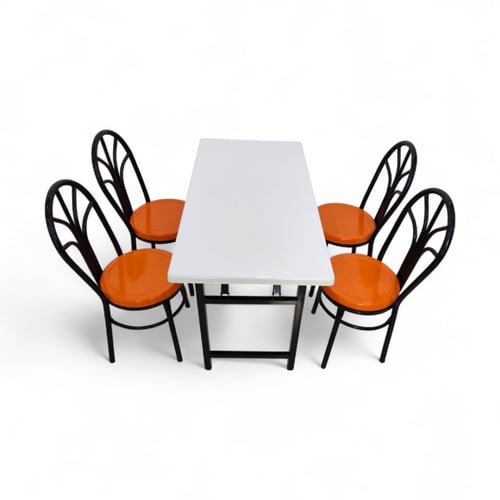 طقم طاولة مطاعم مع 4 كراسي بعدة الوان سعر منافس