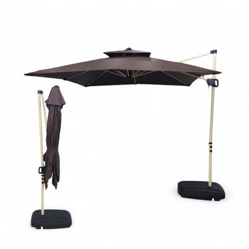 مظلة قماش على حديد بالوان متعددة