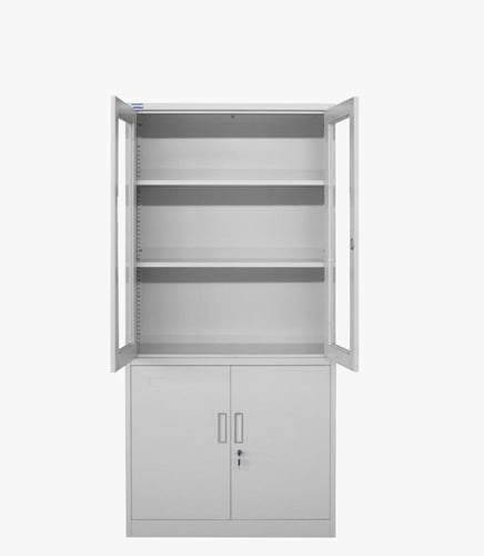 دولاب ملفات حديد 4 باب قزاز ومعدن سعر مافس من كونس...