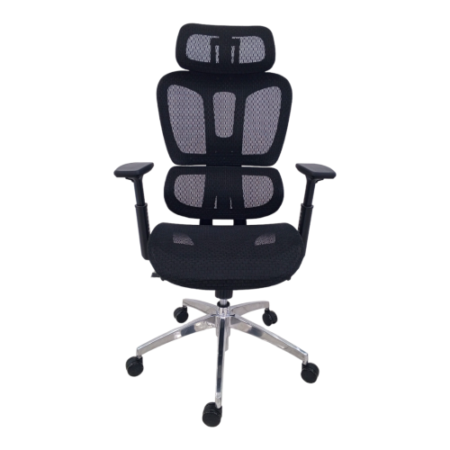 كرسي بمسند لليد مقعد شبك ظهر شبك