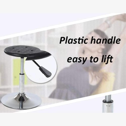 كرسي معمل بكفرات متحركة – جلسة ربل مريحة بلون أسود...