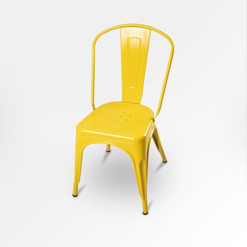 كرسي حديد متين وعصري