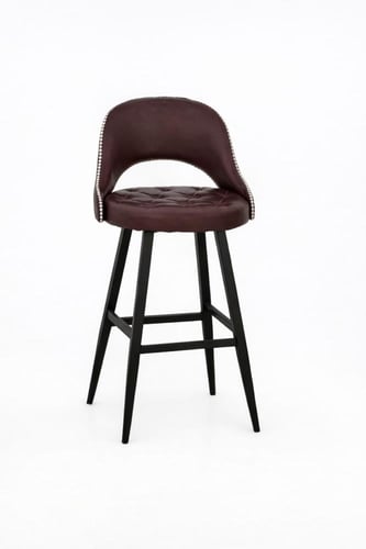 كرسي بار جلد