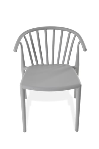 كرسي بلاستيكي بتصميم عصري ومريح