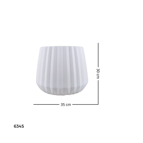 حوض زرع بلاستيك دائري