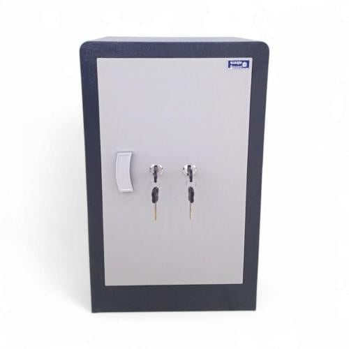 خزنة أمان حديدية بلون رصاصي غامق تصميم متين لحماية...