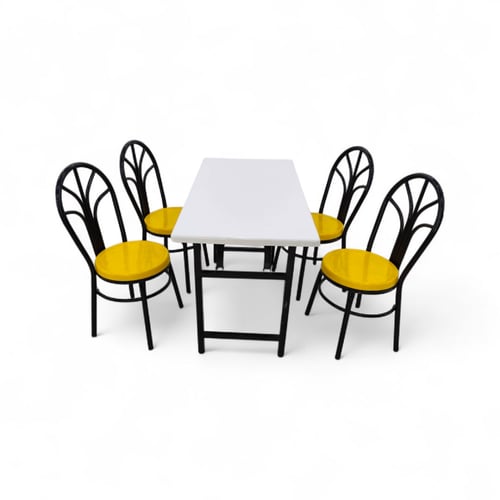 طقم طاولة مطاعم مع 4 كراسي بعدة الوان سعر منافس