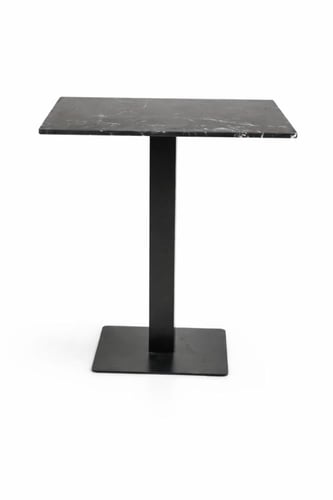 طاولة طعام – بديل رخام على قاعدة حديد