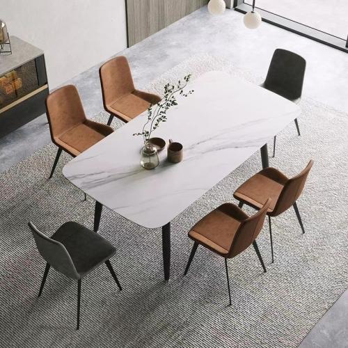 طاولة طعام برسالن مستطيل من دون كراسي