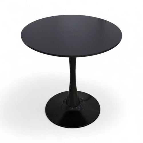 طاوله كافي سطح خشب قاعدة حديد لون اسود