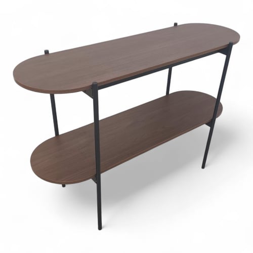 طاولة مدخل خشبية حديثة بتصميم عملي وأنيق