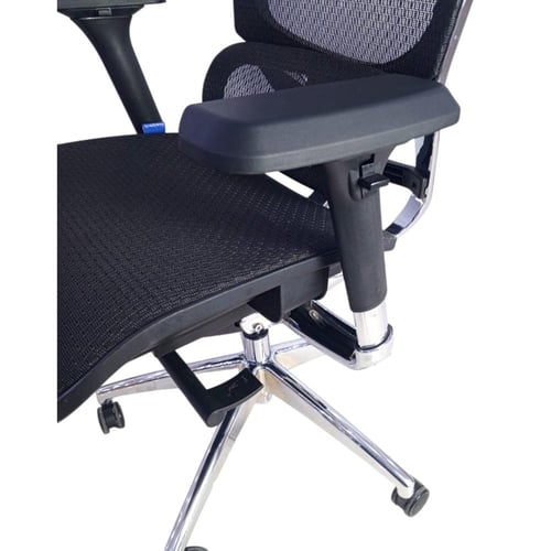 كرسي مكتب دوار فاخر لون اسود من كونسنت