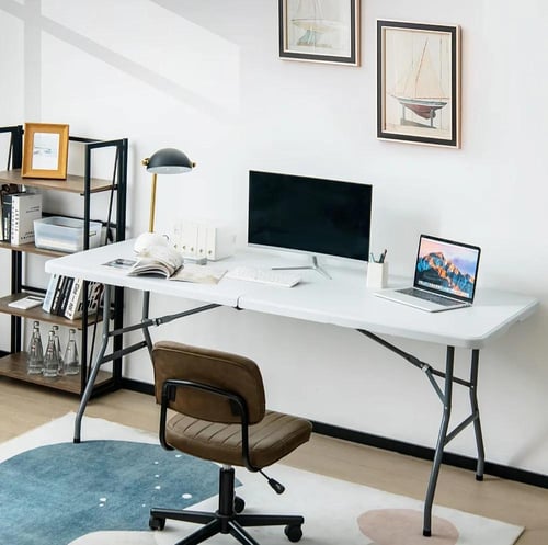 طاولة فيبر مسطيل قابلة للطي 150 سم