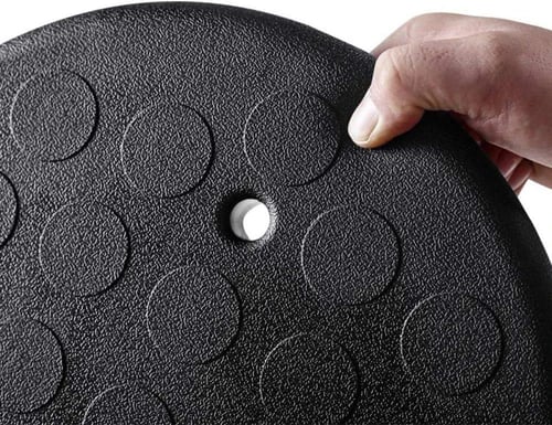 كرسي معمل بكفرات متحركة – جلسة ربل مريحة بلون أسود...