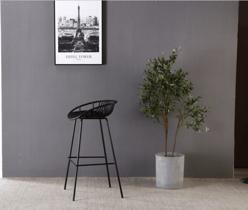 كرسي بار اسود