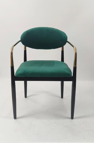 كرسي قماش مخمل استيل