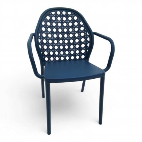 كرسي بلاستيك فايبر بمسند يد