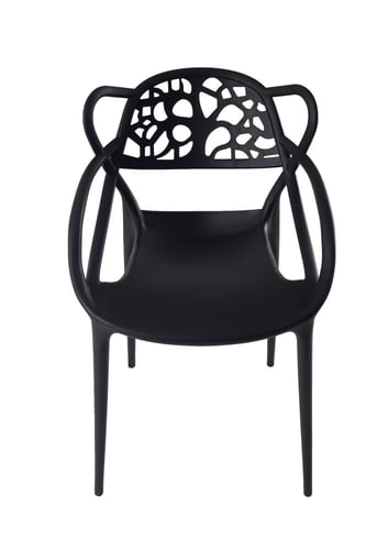 كرسي بلاستيكي بتصميم مميز