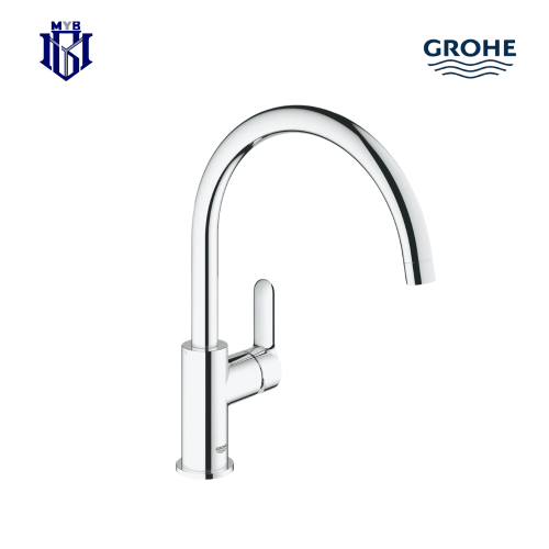 خلاط مطبخ جروهي باو ايدج بمقبض واحد كروم ضمان الوك...