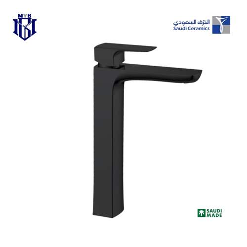 خلاط مغسلة الخزف السعودي كيوبست (Cubist) طويل للمغ...