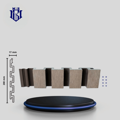 بديل خشب خارجي بارز (20 × 290) سم