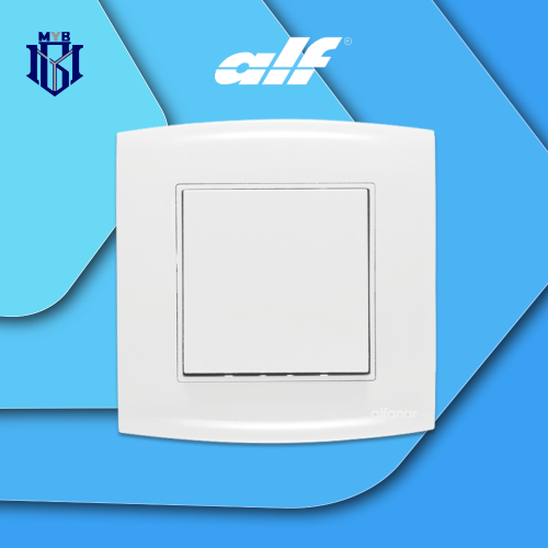 مفتاح مفرد عريض أبيض ألف الفنار 16 أمبير